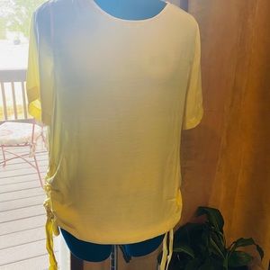Vince Camuto yellow blouse